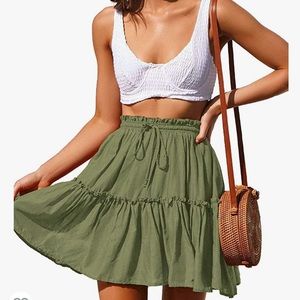 Women’s Relipop Women's Flared Skater Skirt with Drawstring | Size: XL